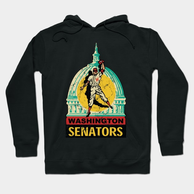 Washington Senators Hoodie by MindsparkCreative